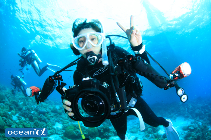 カメラ女子ダイバーinセブ島 ボホール島 1 ダイビングと海の総合サイト オーシャナ