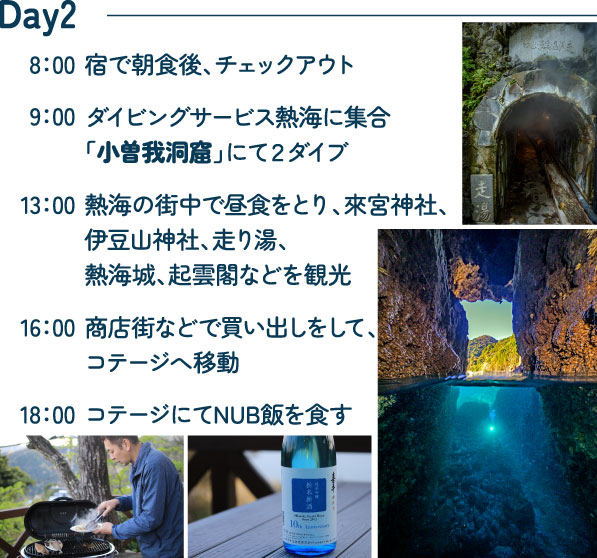 Day2のスケジュール