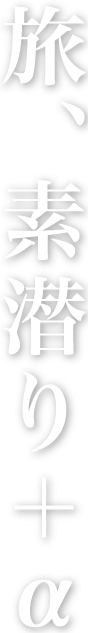 旅、素潜り＋α