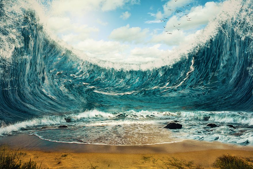 もし、ダイビング中に津波が起きたら？