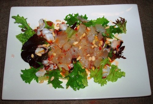 鯛の中華風サラダ