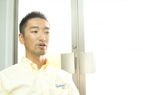 フィッシュアイの海外担当セールスマネージャー・岡田一敏さん