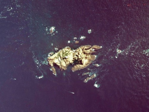 神子元島の航空写真