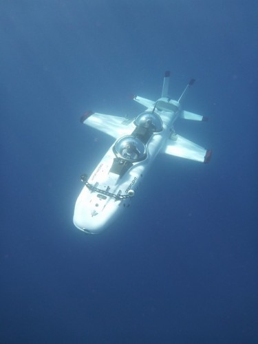 個人用潜水艇Super Falcon （撮影:トニーウー）