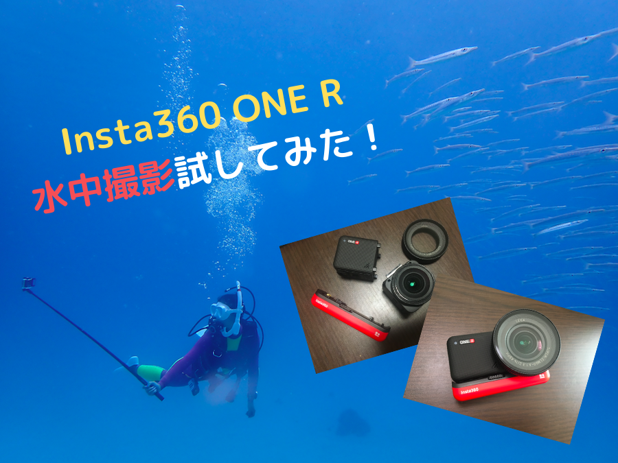 アクションカメラ「Insta360 ONE R 1インチ版」で、実際に水中撮影を試してみた | ダイビングと海の総合サイト・オーシャナ