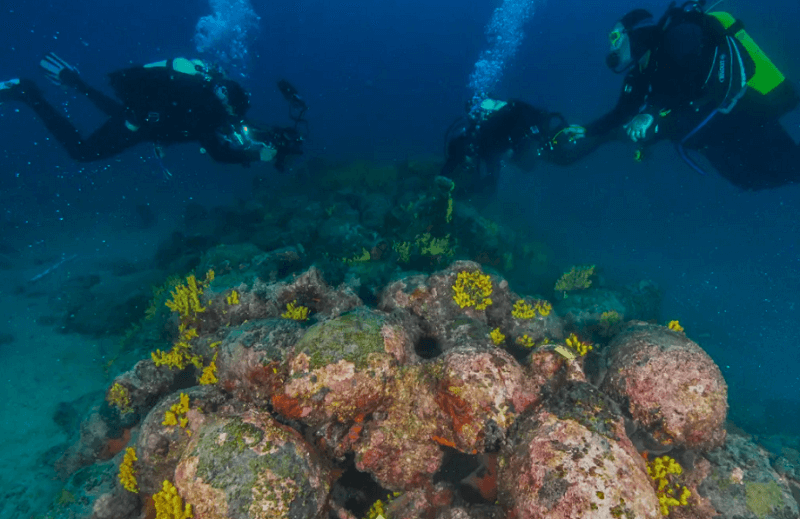 クロアチア共和国 パグ島の沈船遺跡の画像