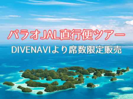 【限定販売】JAL直行便でわずか４時間半でパラオへGO!! 日本人ショップでベストシーズンを満喫