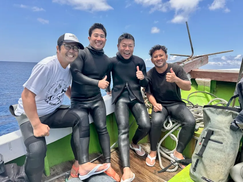 海洋視察の様子