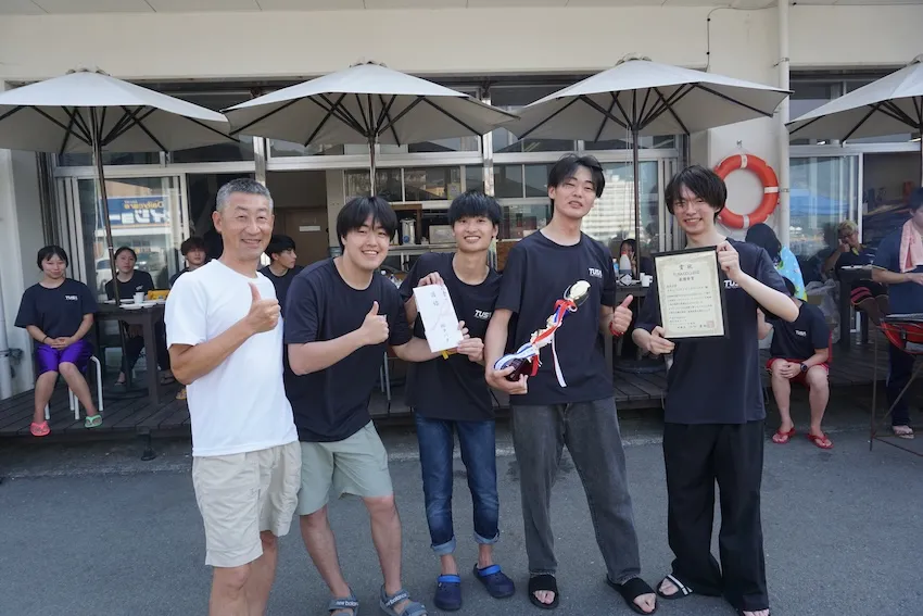 最優秀賞に輝いた岩手大学チーム