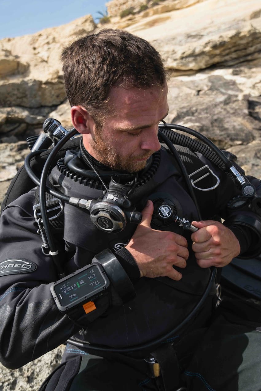 テクニカルダイビングにも最適