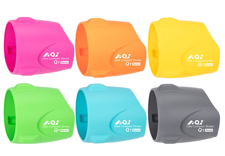 Q1シリーズのシリコンスリーブ 6色カラー展開