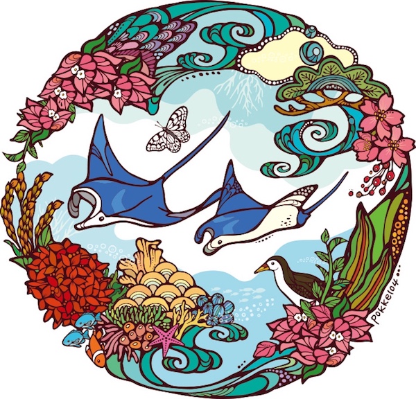 pokke104氏の作品例「波と風にのって」 