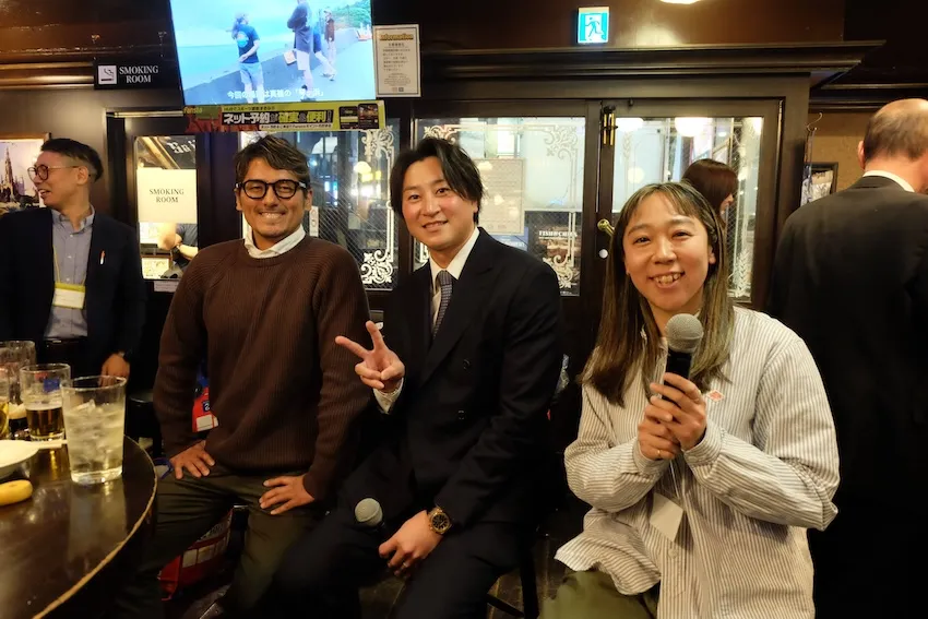 左から道方氏、金子氏、中馬氏