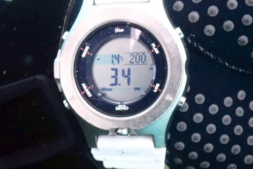 初めてマイナスの水温をダイコンに刻む