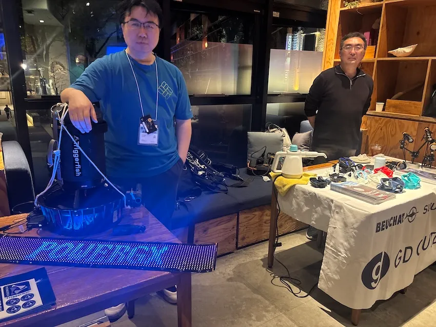 POWERGX、GD OUTDOOR、Akuanaの3社がブース出展