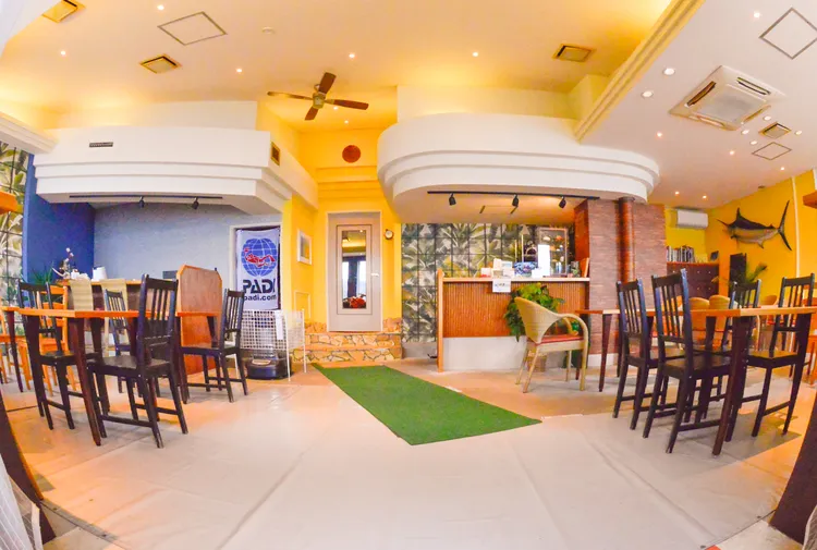大瀬ダイビングセンター　海童（かっぱ）店内