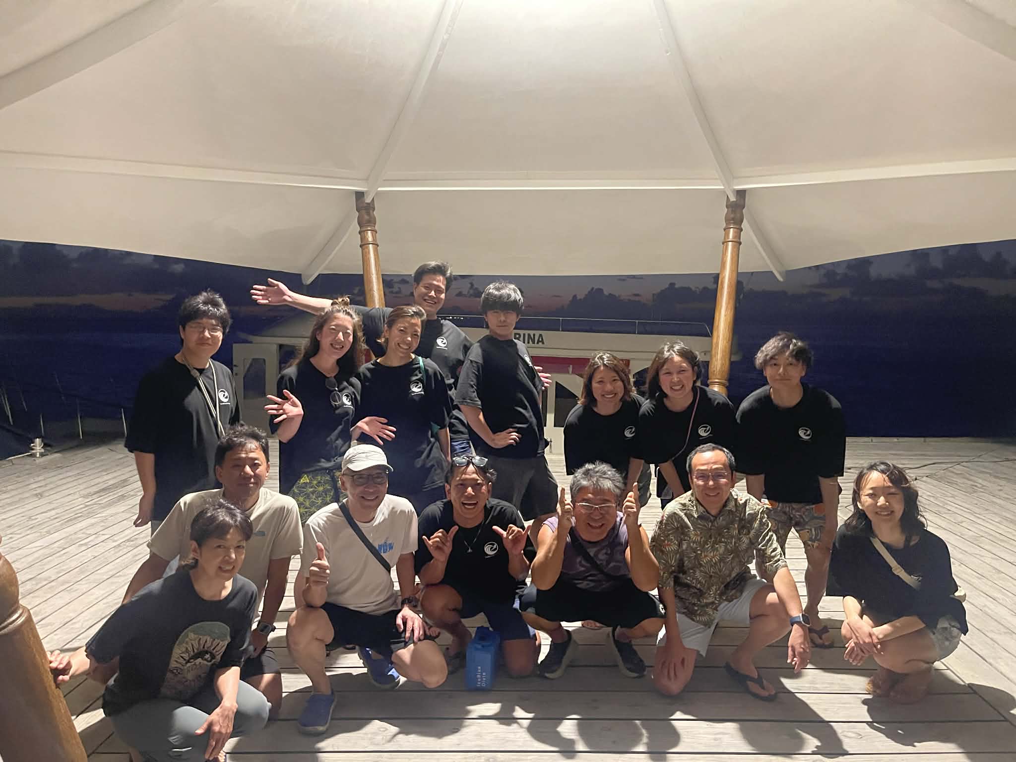 クルーズゲスト集合写真
