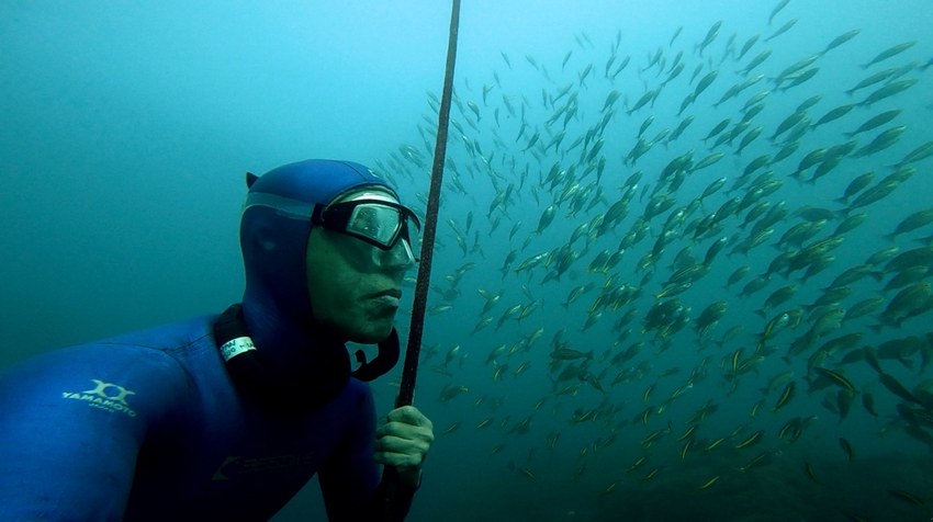 原氏のホームである湘南での練習風景